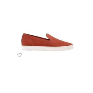 Birdies | Size 8 Women's Swift Slipon Sneaker Suede Leather Orange